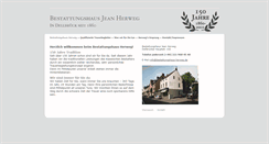 Desktop Screenshot of bestattungshaus-herweg.de